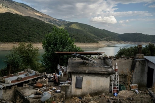 village englouti réapparaît sécheresse Grèce