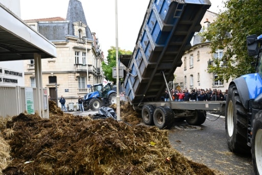 Fumier protestations colère agriculteurs