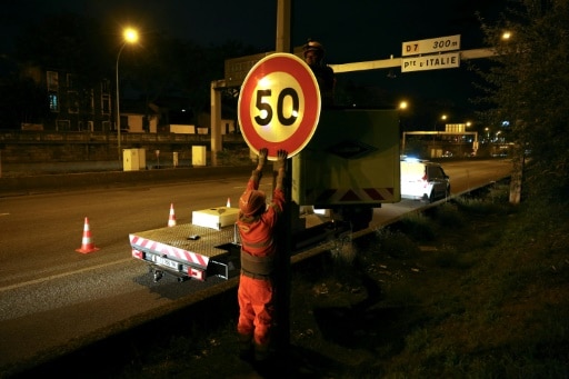 periph parisien 50 km/h