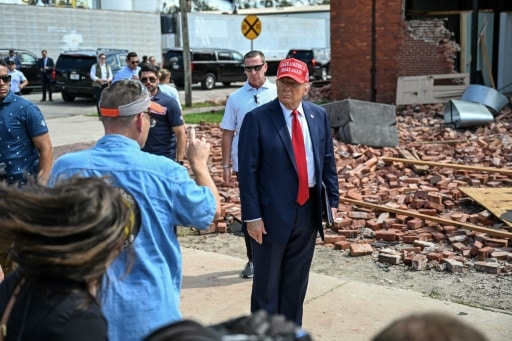 Ouragan hélène Trump