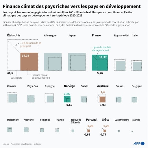 Finance pays du sud pays riches COP 29