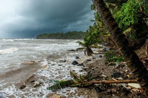 Guadeloupe érosion des cotes