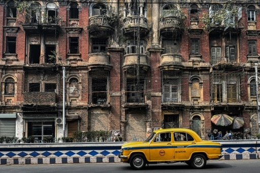 taxis jaunes calcutta