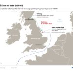 pétrolier mer du nord collision