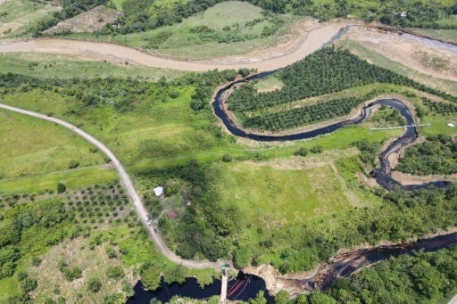 equateur riviere noire pollution